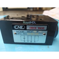 Hydraulic modular pilot operated check valve cml camel mcv-02-p-1-c hydraulic