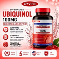DYVIRE super coq10 ubiquinol 100mg*90 capsules support heart Supplement nutrition USA original exp