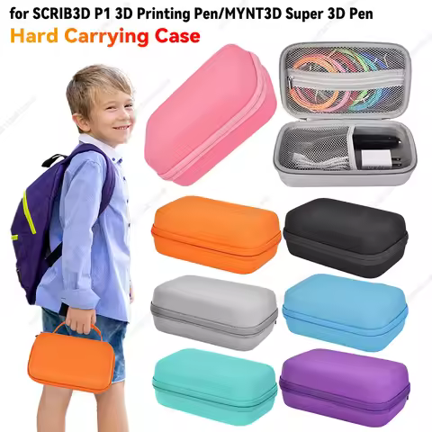 For SCRIB3D P1 3D Printing Pen/MYNT3D Super 3D Pen EVA Outdoor Travel Box Storage Bag 3D Pen Hard Sh