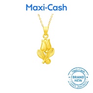 Rose Pendant in 999 Pure Gold