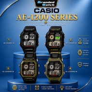 [ORIGINAL + 1YR WARRANTY] CASIO AE-1200WH ORIGINAL MAN DIGITAL WORLD TIME 10 YEAR BATT LIFE STEEL WA