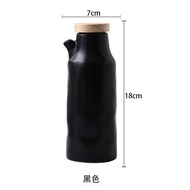 400ML Ceramic Oil Bottle Kitchen Vinegar Oil Olive Dispenser Cooking Seasoning Bottles for Oil Pot G