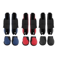 [dimccapyh] 1 Pair Professional Equine Horse Horse Exercise Jumping Boots, Tendon Leg Support Boots 