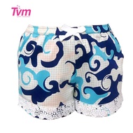 Quần ngắn Q041 Tvm Luxury Homewear chất liệu cotton kate thiết kế phối ren cotton bảng lớn tinh tế