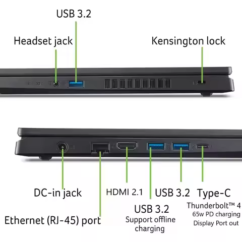 2025 hot sale Nitro V Gaming Laptop Core i5-13420H Processor GeForce RTX 4050 Laptop GPU 15.6" FHD I