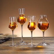 《》： Whiskey Tasting Glass Spirit Glass Tulip Tasting Glass White Wine Glass Goblet Crystal Cup Red Wine Smell Cup