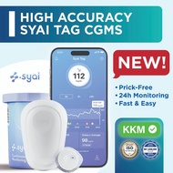 Syai Tag CGM Continuous Glucose Monitoring Kit 14Days x 24h Monitoring Blood Glucose Monitor No Fing