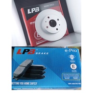 LPB Brake Pad@LPB Disc rotor FronT NA10070 Toyota Wish 2nd Gen AE20 1.8 09'-15',Altis ZRE141/142 1.6