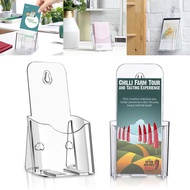Acrylic Brochure Holder A4 A5 A6 1/3Layers Clear Flyer Menu Paper Card Stand