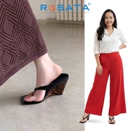 ROSATA RO706 women's sandals with 7cm high wedge sole, elegant figure, comfortable, easy to walk in,