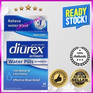 Diurex Ultimate Water Pills Re-Energize Relieve Water Bloat 60 Count Water Retention