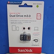 SANDISK ULTRA Dual Drive m3.0 Flash Drive for Android Smart Phone OTG Micro Pendrive