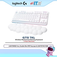 Logitech G715 Wireless Mechanical Gaming Keyboard - LIGHTSPEED 1ms, Double-Shot PBT Keycaps & LIGHTS