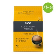 UCC - 日本製 UCC Gold Special Premium [Nuts Beat 堅果香]掛耳咖啡 UCC咖啡粉 10g x 7杯 包裝隨機 [351658黃7] 最佳日期 2025/07