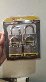 CRESTON Padlock 4pcs Set Keyed Alike 50mm CX450