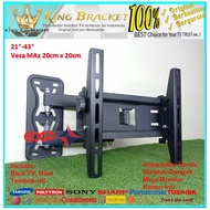 TV Bracket TCL 14 to 43 inch 6-Way FULL Iron SUPER Sturdy 100% Original Guarantee