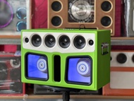 ตู้แบนพาส6.5นิ้วคู่ ดลาง4นิ้ว หน้าอะคริลิค พร้อมใช้งาน สั่งได้ทุกสี