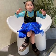 Princess Dress Baby Girl Dress Elsa Anna Grown Kids Party Costumes Dress for Kids
