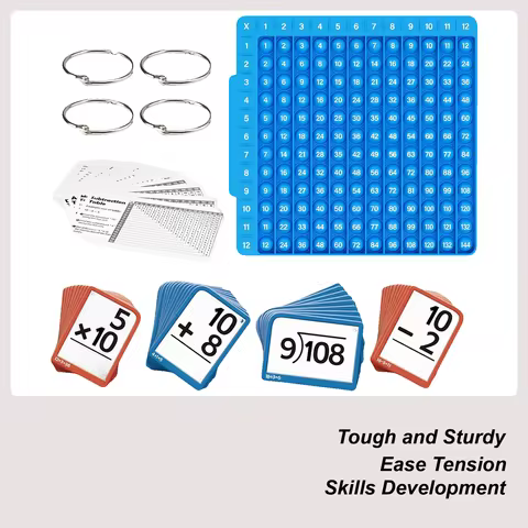 Math Flash Cards Addition/Subtraction/Multiplication/Division Math Operation Division Educational To