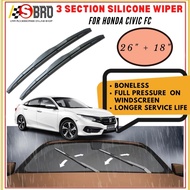 Honda Civic FC High Grade Three Section Wiper Silicone Wiper 26' 18'