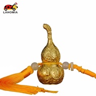 [LAHOMIA] Brass Gourd Statue Golden Hu Lu Sculpture Fine Craftsmanship Golden 8CM