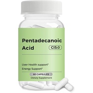 Pentadecanoic Acid, C15:0 Supplement, Supports Immune Health & Mitochondrial Health - 60 Capsules