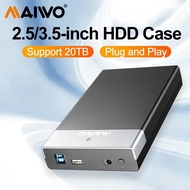 MAIWO HDD CASE 3.5INCH USB 3.0 Support 20TB SATA HDD(K3568D)