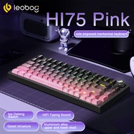 AULA LEOBOG Hi75 75% Side Engraving Mechanical Keyboard 81 Keys Wired Hot Swap RGB Gasket Structure 