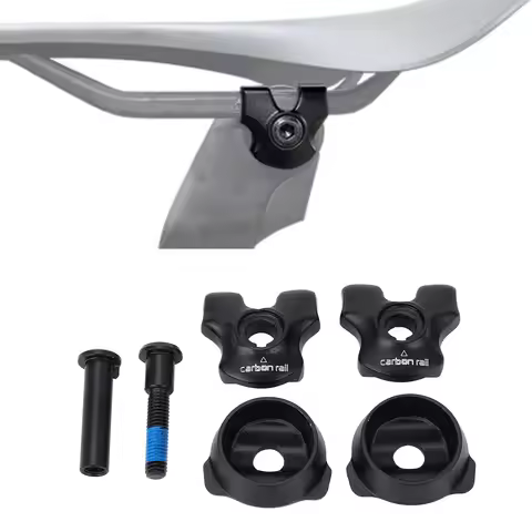 Bike Seat Post Clamp Bicycle Seat Tube Clamp Seat Post Tube Clip 7x9mm Bike Seatpost Clamp for Carbo