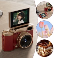 CCD Digital Camera for Student 48MP Compact Digital Photography Camera 180°Flip Screen Selfile Camer