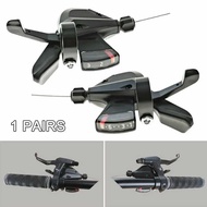 Rear Derailleur Mountain Bike Handle 79/21/27 Speed Integrated Finger Shifter Transmission Eye Hook