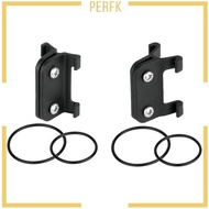 [Perfk] Road Bike Mount Fixed Gear Mount with Rubber Bands Seatpost for Road Bike