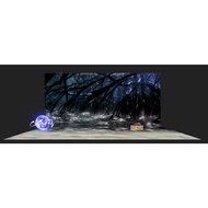3d painting. stickers for aquariums, arowana fish tanks (back painting)