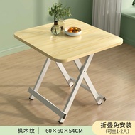 Foldable Table Multifunctional Household 4-Person Dining Table Portable Dining Table Foldable Dining