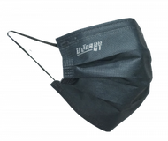 ULTRA GT - 成人三層ASTM LV3 防護口罩(黑色)(二十片/獨立包裝)