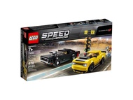 LEGO 75893 Speed Champions 2018 Dodge Challenger SRT Demon and 1970 Dodge Charger R/T 478pcs 7+ leg