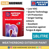 Nippon Weatherbond 18L Exterior Paint / Cat Dinding Luar Rumah 18L (Exterior Collection P1 & P2))