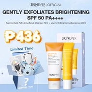 SKINEVER Daily Skincare Scrub Cleanser & Sunscreen Oil Control Refreshing Sun Protection