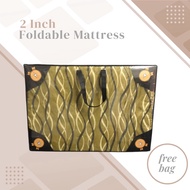 [DIRECT FACTORY]FOLDABLE TRI-FOLD MATTRESS (TILAM SINGLE LIPAT 3) - 2 INCI WITH BAG
