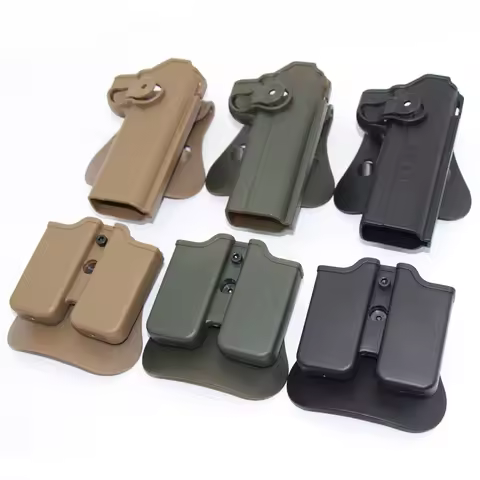 Tactical IMI 1911 Gun Holster Pistol Combat Gun Holster for colt 1911 Case Waist with 1911 Magazine