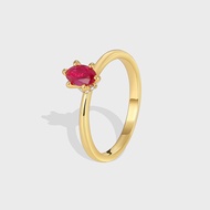 916 Gold Ring With Stones Gold Gemstone Ring 916