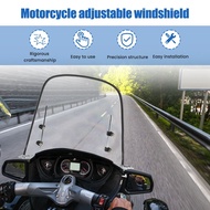 Motocycle Windshield Extension Spoiler Windshield Widened Edging Wind Deflector for Universal Motorc