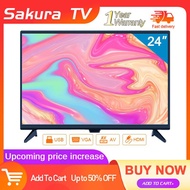 Sakura Digital TV 24 inch HD LED TV (DVBT-2) Built in MYTV