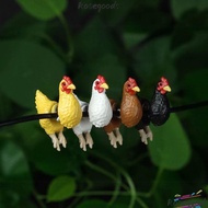 ROSEGOOD Hand Painted Chicken Earrings, Elegant Lightweight Funny Chicken Earrings, Cute  Animal Jew