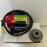 Y15 STARTER MOTOR RACING FJN WITH GEAR Y15ZR STATOR FJN ESR RED LEO HHM TAIKOM ESPADA