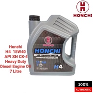 Honchi H4  15W40 (7L) API SN CK-4 Heavy Duty Diesel Engine Oil