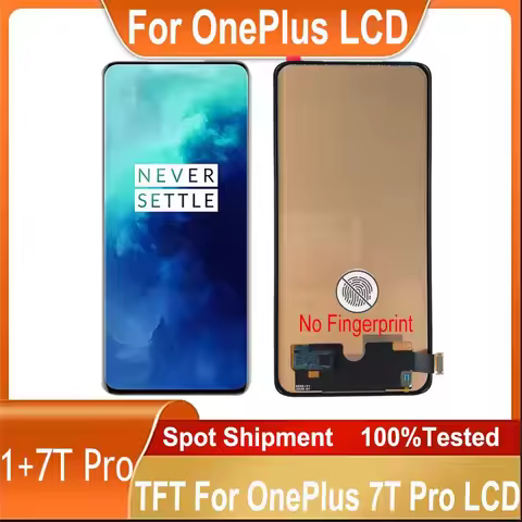 TFT LCD For OnePlus 7T Pro LCD Display Touch Screen For 1+7T Pro Screen HD1911 HD1913 HD1910 LCD Rep