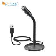 FIFINE Mini USB Microphone for Dictation.Desktop Plug&amp;Play Microphone for Computer Laptop PC.Great for YouTube,Gaming, Streaming