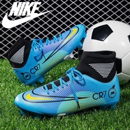 Fast Shipping 40-45Nike Men's Kasut Bola Sepak bola sepak kasut sukan shoes CR7 Ronaldo FG40-44Sepatu bola sepak[GERALD]