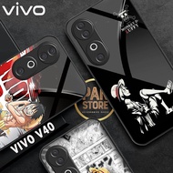 Softcase Glass Case Vivo V40 2024 Latest Vivo V40 Mobile Phone Case - Mobile Phone Protector - Mobil